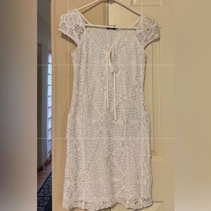 Trina Turk: White Lace Dress